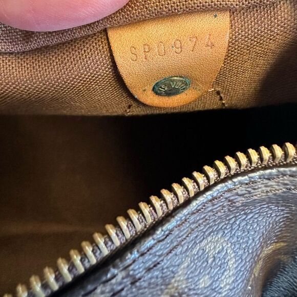 Louis Vuitton Dark Brown Monogram Satchel - Picture 14 of 14